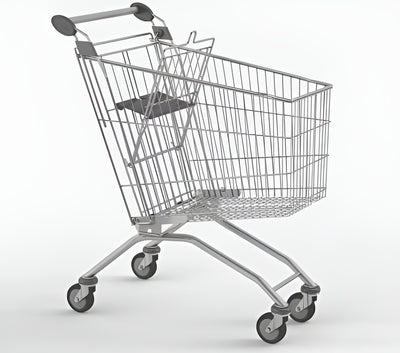 Avant 100 Chariot de Courses – Capacité de 100 Litres avec Siège pour Enfant