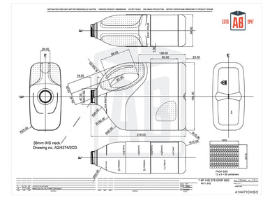6 Pint Polyethylene Milk Containers