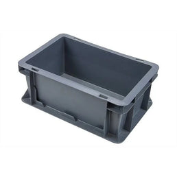Boîte empilable en plastique Euro – 300x200x120mm – Capacité 5L – Base et côtés fermés