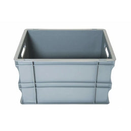 Euro Plastic Stacking Box – 400x300x235mm – 20L Capacity – Closed Base and Sides