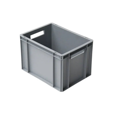 Boîte empilable en plastique Euro – 400x300x275mm – Capacité de 25L – Base renforcée