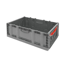 Caisse en plastique pliable – 600x400x221mm – 40L – Côtés et base fermés