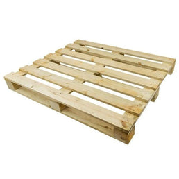 Palette en bois à usage unique – 1200x1000x120mm – Traitée ISPM15 – Capacité de 500kg