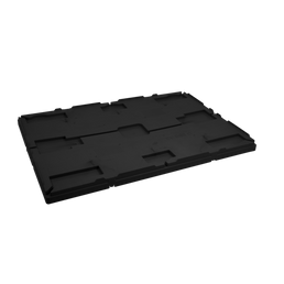 Couvercle de support en plastique – 1200x800mm – Pour caisses palettes et colliers de palettes