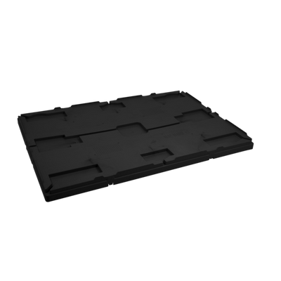 Couvercle de support en plastique – 1200x800mm – Pour caisses palettes et colliers de palettes