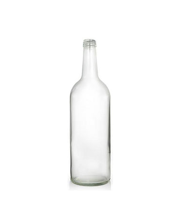 Bouteille de montagne en verre clair de 1 litre