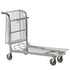 Chariot de stock empilable avec panier pliant
