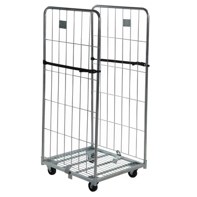 Palette à roulettes démontable à deux faces