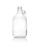 Flagon en verre transparent de 0,5 gallon (64oz) avec poignée