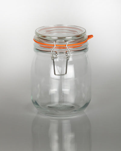 Pot en verre Kilnclip de 750 ml