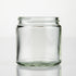 120ml Clear Glass Round Ointment Pot Empty Jar with 58mm Black Caps (Pack of 54)