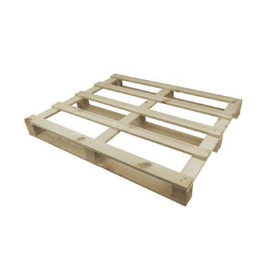 Light Wooden Pallet 1200 x 1000 x 120mm | 300kg Load Capacity | Single Use Export Pallet