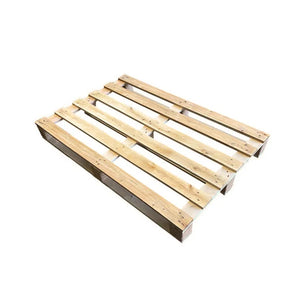Non returnable wooden pallet for one-way transport and storage