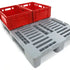 Used H1 Hygiene Pallet 1200 x 800 x 160mm – Food Grade HDPE | 1250kg Dynamic Load