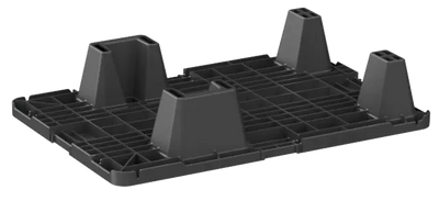 Nestable Plastic Display Pallet 600 x 400 x 115mm – Open Deck | 300kg Dynamic Load