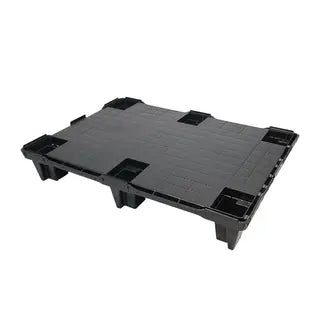 Nestable Plastic Display Pallet 800 x 600 x 130mm – Closed Deck | 350kg Dynamic Load
