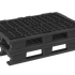 Heavy Duty Plastic Euro Pallet 1200 x 800 x 187mm with 3 Runners – Open Deck | 1100kg Dynamic Load
