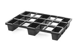 Nestable Plastic Pallet 800 x 600 x 120mm – Open Deck | 500kg Dynamic Load