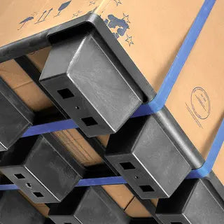 Nestable Plastic Pallet 800 x 600 x 120mm – Open Deck | 500kg Dynamic Load