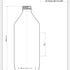 Bouteille alimentaire en verre flint de 575 ml - Ardagh