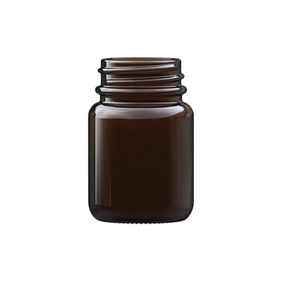 30ml Amber Powder Jar – UV-Protective Cosmetic Storage Jar