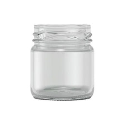 43ml Mini Jam Jar (1.5oz) – Clear Glass Sample Jar