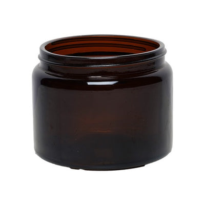 500ml Amber Glass Jar – UV Protective Cosmetic & Pharmaceutical Container