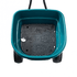 53kg Broadcast Salt Spreader for Snow and Ice - Pneumatic Wheels