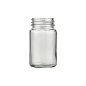 60ml Clear Glass Powder Jar – Cosmetic & Beauty Storage Jar
