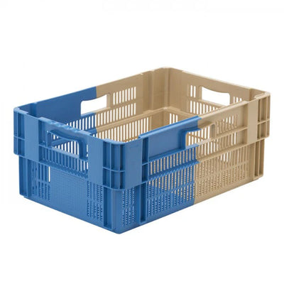 47 Litre Bi-Colour 180° Stack & Nest Perforated Food Approved Container