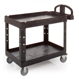 Large Heavy Duty 2 Shelf Stock Picking Trolley – 1150 × 660 × 850 mm