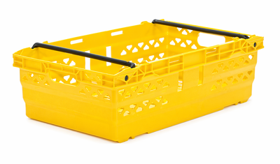 Caisse à bras de balle de supermarché de 35 litres