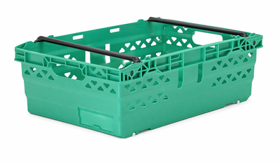 Caisse à bras de balle de supermarché de 35 litres