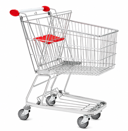 Chariot de courses à double panier 100L – Série Classique (Modèle 100D)