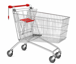 Chariot de courses ultra-capacité 215L – Série Avant