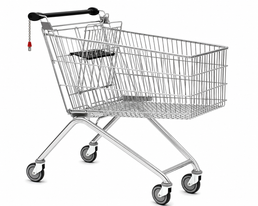 Chariot de courses extra profond de 185 L – Série Avant