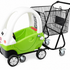 Chariot de courses 100L avec voiture pour enfants à bord