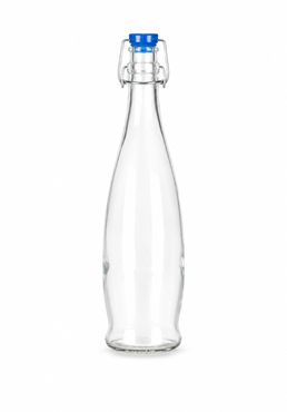Bouteille en verre Indro Lemonade de 1000 ml avec bouchon à bascule