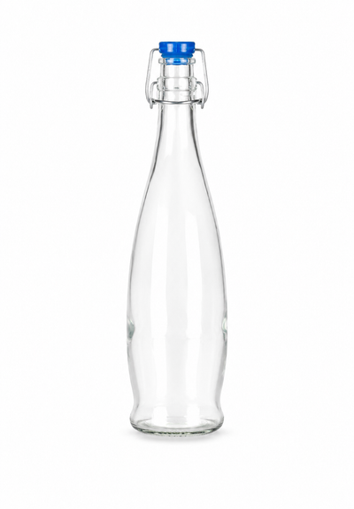Bouteille en verre Indro Lemonade de 1000 ml avec bouchon à bascule