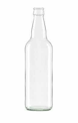 Bouteille en verre clair de bière JAC 500ml