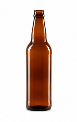 Bouteille en verre de bière ambrée JAC 500ml