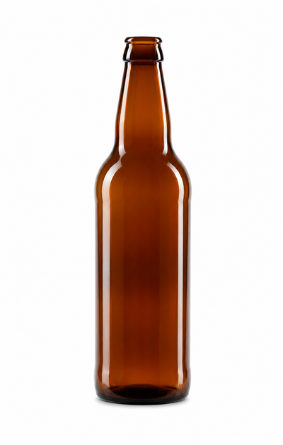 Bouteille en verre de bière ambrée JAC 500ml