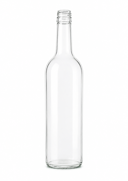 Bouteille d'eau en verre de montagne 500 ml