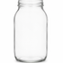 Pot en verre blanc flint de 500 ml