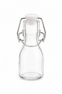 Bouteille à bascule avec bouchon stoppeur de 70 ml pour eau/jus/limonade
