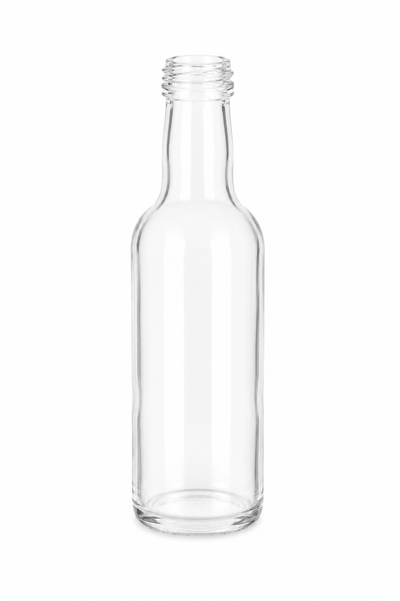Bouteille en verre ronde miniature de 50 ml pour spiritueux/essences
