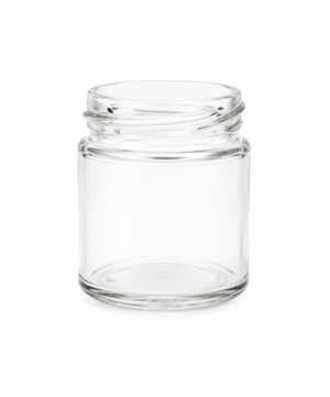 Pot en verre blanc flint de 30 ml