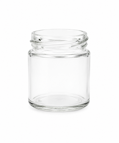 Pot en verre blanc flint de 30 ml