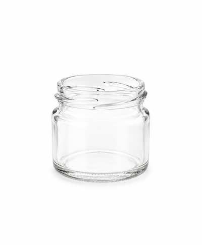 Pot en verre blanc flint de 15 ml