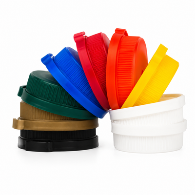 Capuchon Twinseal de 38 mm pour bouteilles de lait en HDPE – Joint sécurisé et étanche